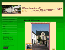 Tablet Screenshot of ferienhof-am-berggarten.de